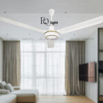 Quạt Trần Đèn Trang Trí Cao Cấp – QT56T/QT56D