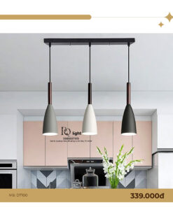 Đèn Thả Bàn Ăn Cao Cấp 3 Bóng Sơn Tĩnh Điện DT100