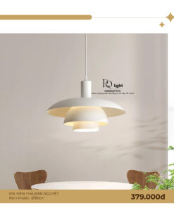 Đèn Thả Trang Trí Hình Bán Nguyệt 3 Lớp