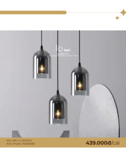 Đèn Thả Thủy Tinh Khói Hiện Đại VRG - GT302023