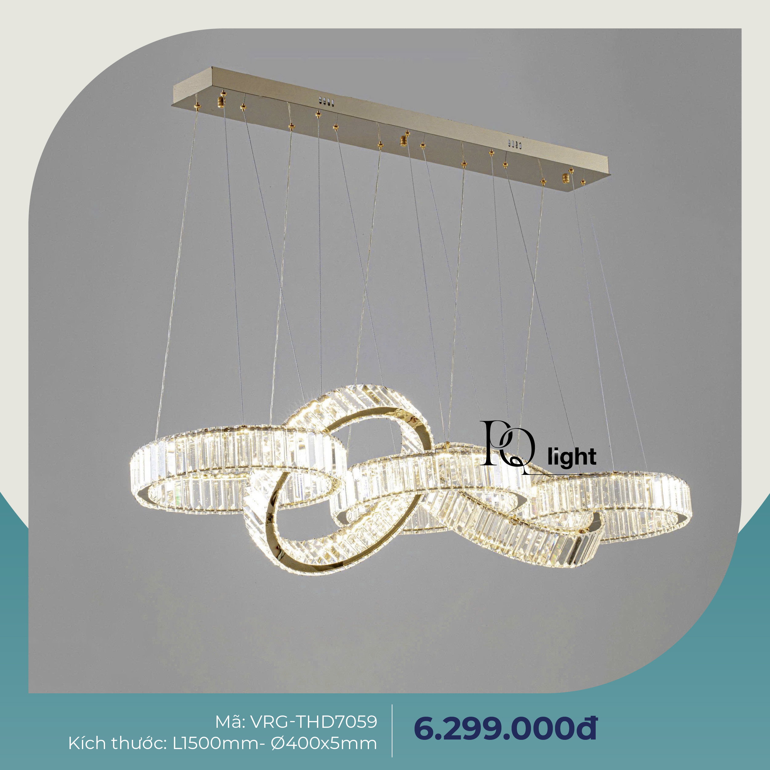 Đèn Thả Pha Lê Cao Cấp VRG-THD7059